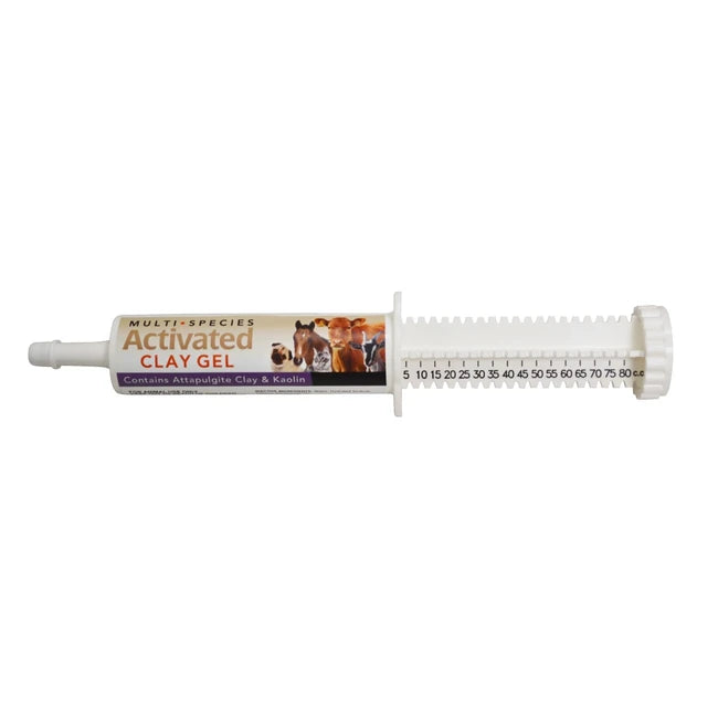 Durvet Activated Clay Gel – 80 ml Tube | Multi-Species Digestive Support for Livestock & Pets