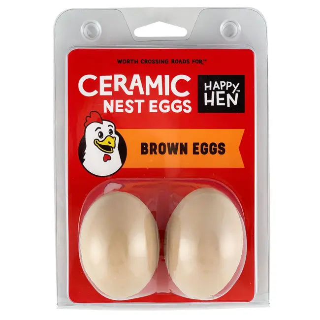 CERAMIC NEST EGGS 2PK
