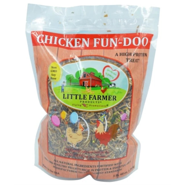 Chicken Fun Doo – High-Protein, Non-GMO Party Treat Mix for Backyard Flocks