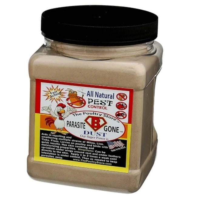 B Gone Poultry Dust – Natural Parasite Control for Chickens & Birds | All-Natural Dust