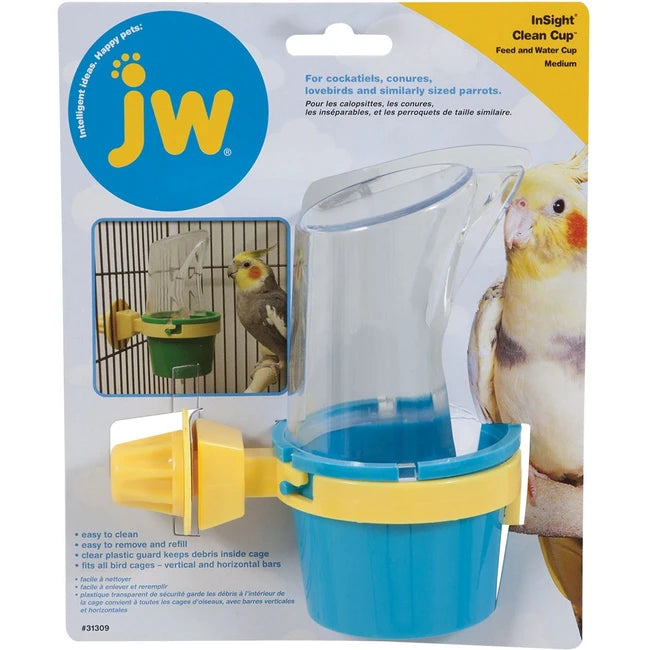 JW BIRD CUP FEEDER MED