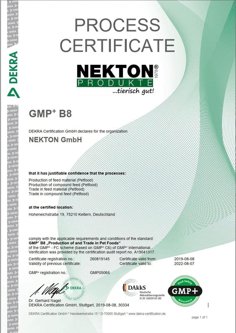 Nekton Certification