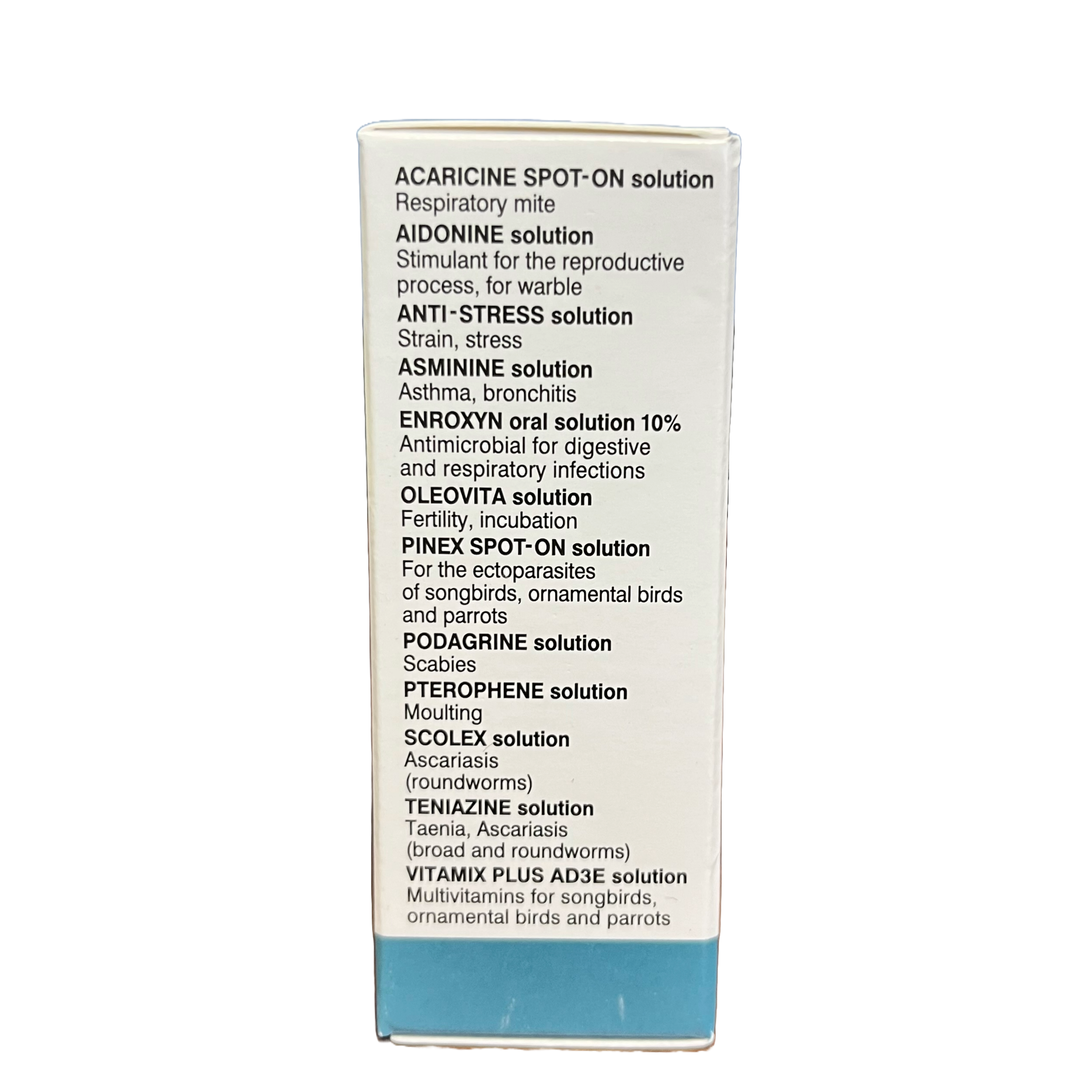 Tafarm Aviomycine Treatment for Respiratory & Gastrointestinal Infections for Birds – 15ml