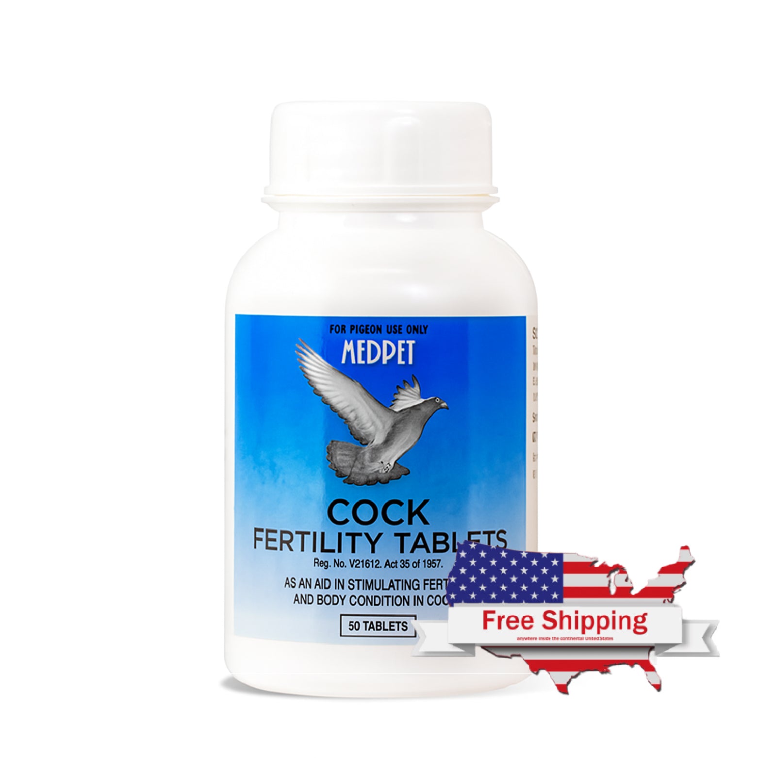 Cock Fertility Tablets (Medpet) Enhance Pigeon Breeding Success