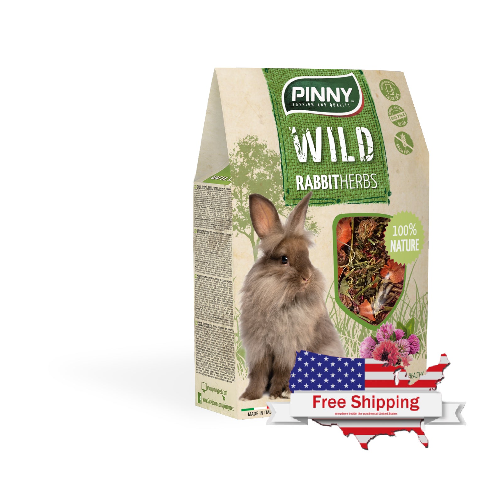 Wild Menu Rabbit Herbs (Pinny) Tasty Herbal Rabbit Food/Rabbit Feed