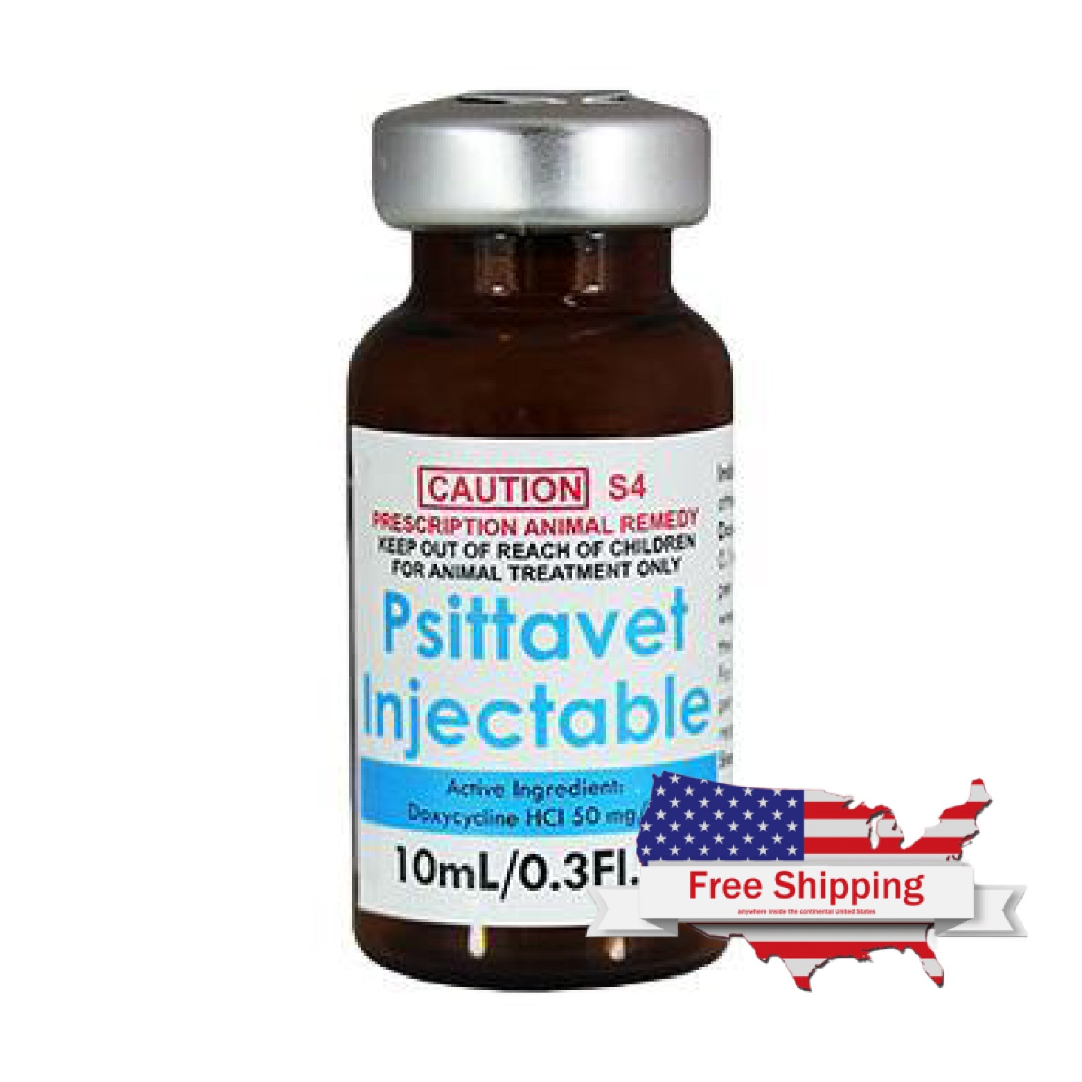 Psittavet Injectable (Vetafarm) - Effective Treatment for Chlamydia Psittaci, Ornithosis in Birds