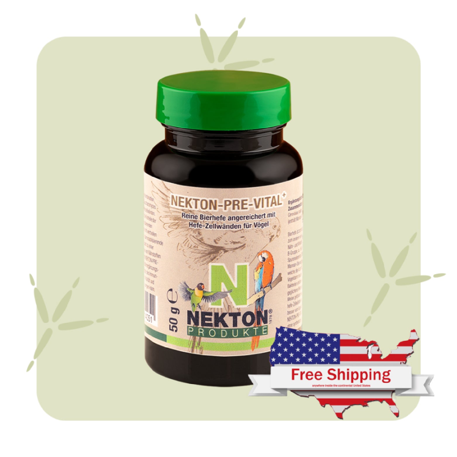 NEKTON-PRE-VITAL+ – Brewer’s Yeast & Yeast Cell Walls for Birds