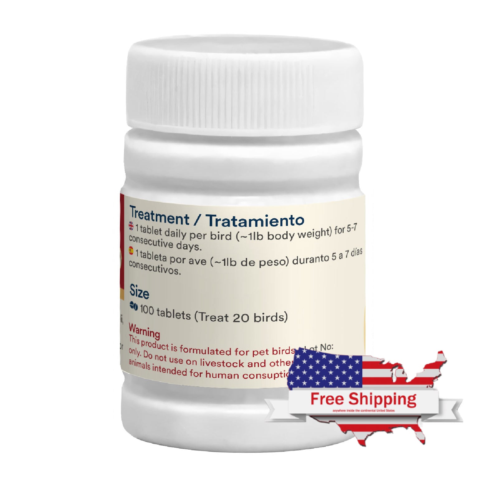 Furazolidone Tabs: Treats Bacterial Infections in Pigeons