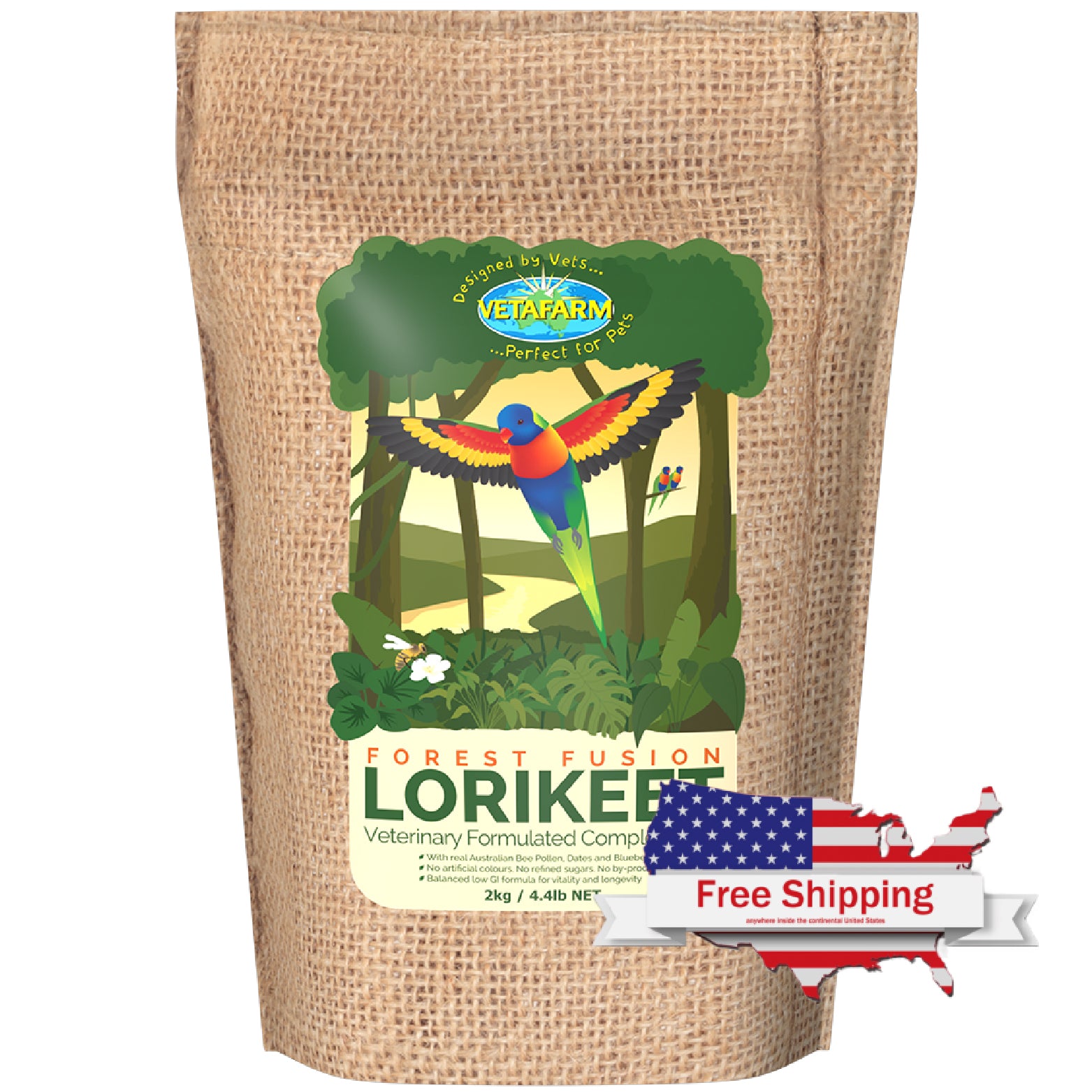 Forest Fusion Lorikeet (Vetafarm) Premium Lorikeet Food