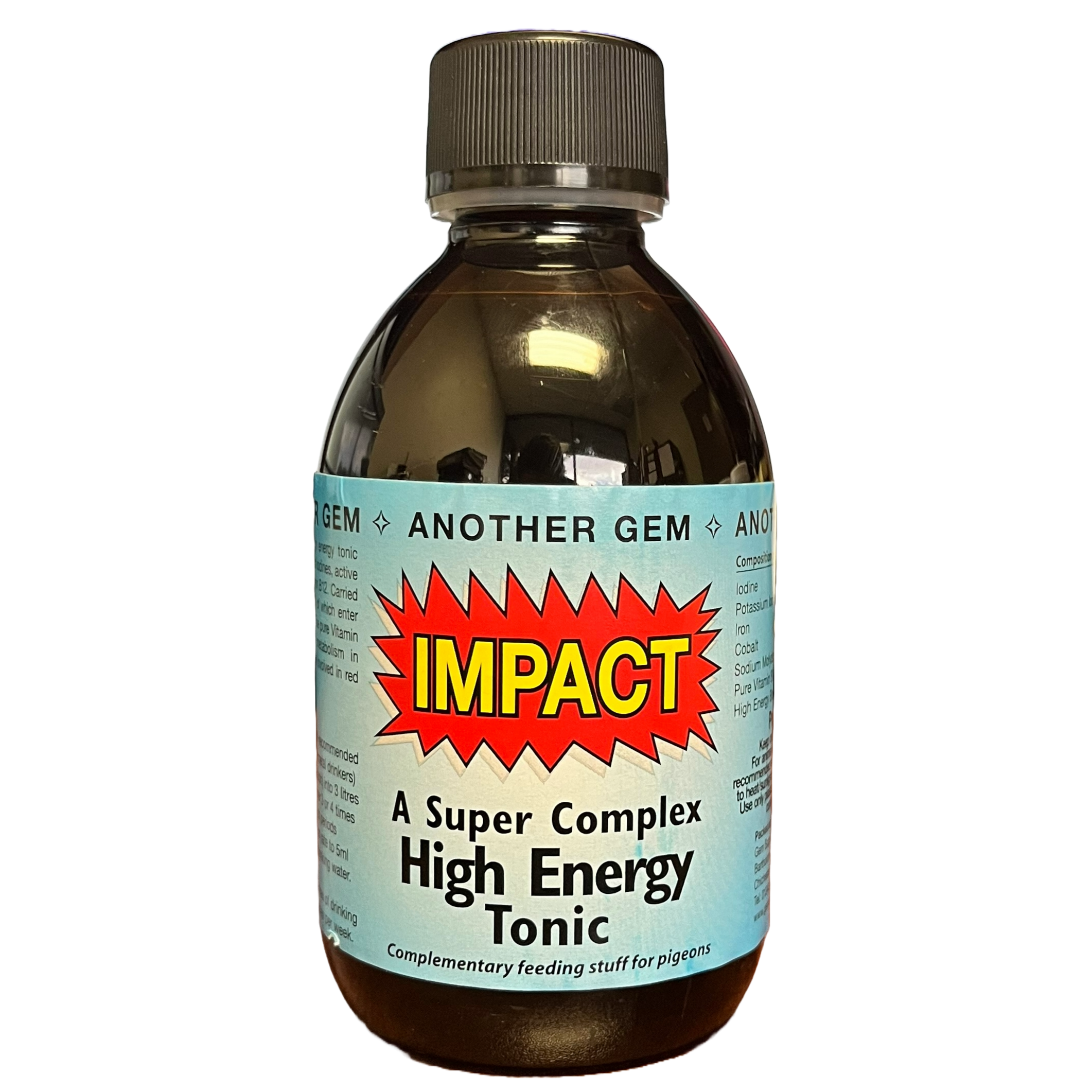 Gem Impact High Energy Tonic – Boost Pigeon Speed, Stamina, and Racing Performance