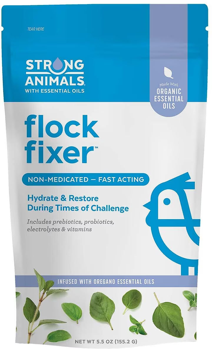 Strong Animals Flock Fixer Poultry Supplement, 5.5-oz pouch