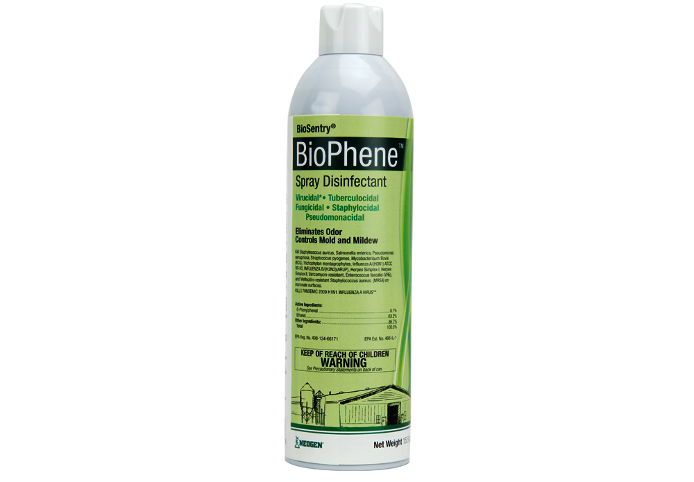 BioSentry® BioPhene™ Spray Disinfectant – EPA-Registered for Agriculture | Viruses, Bacteria & Mold Control
