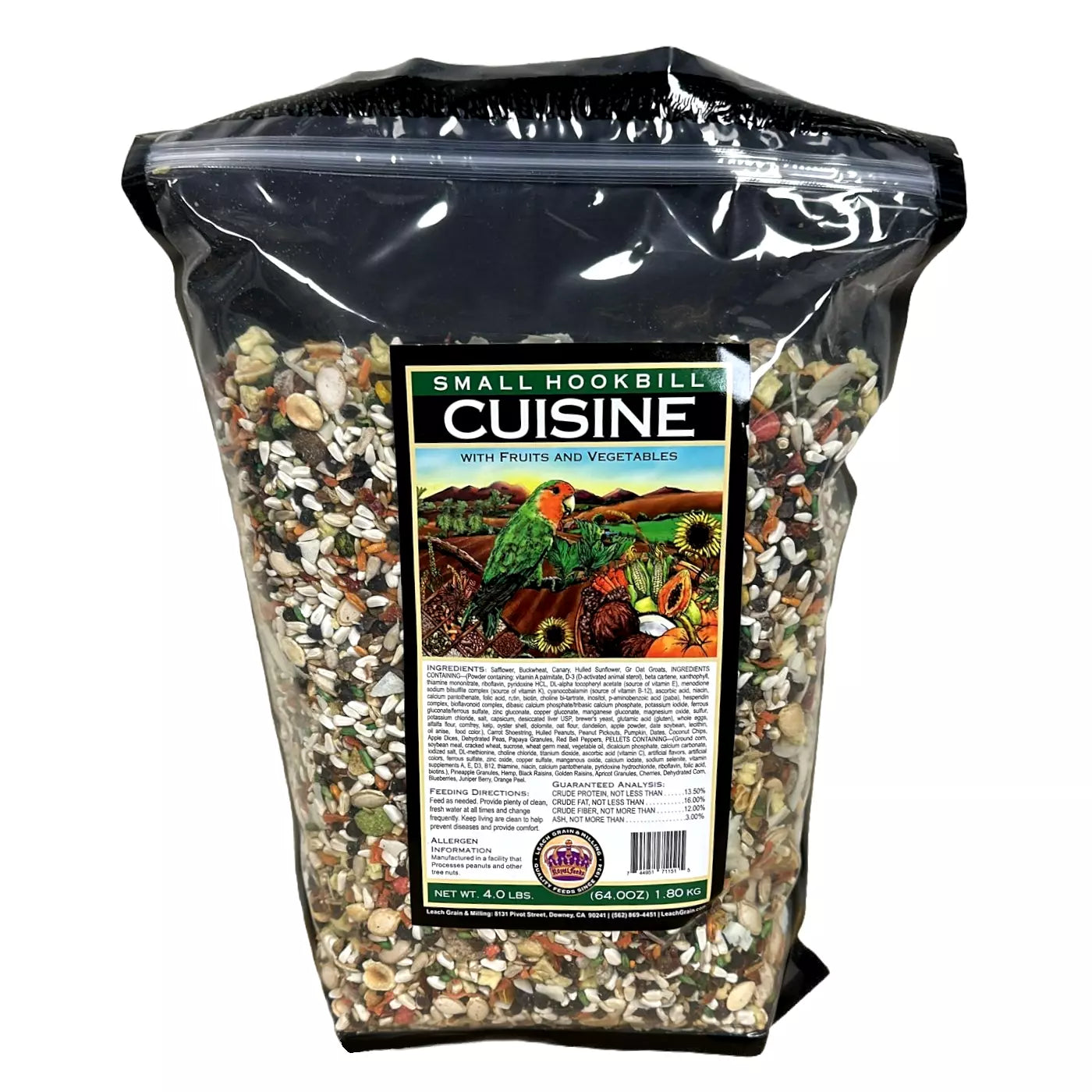 Small Hookbill Cuisine 4lb Package