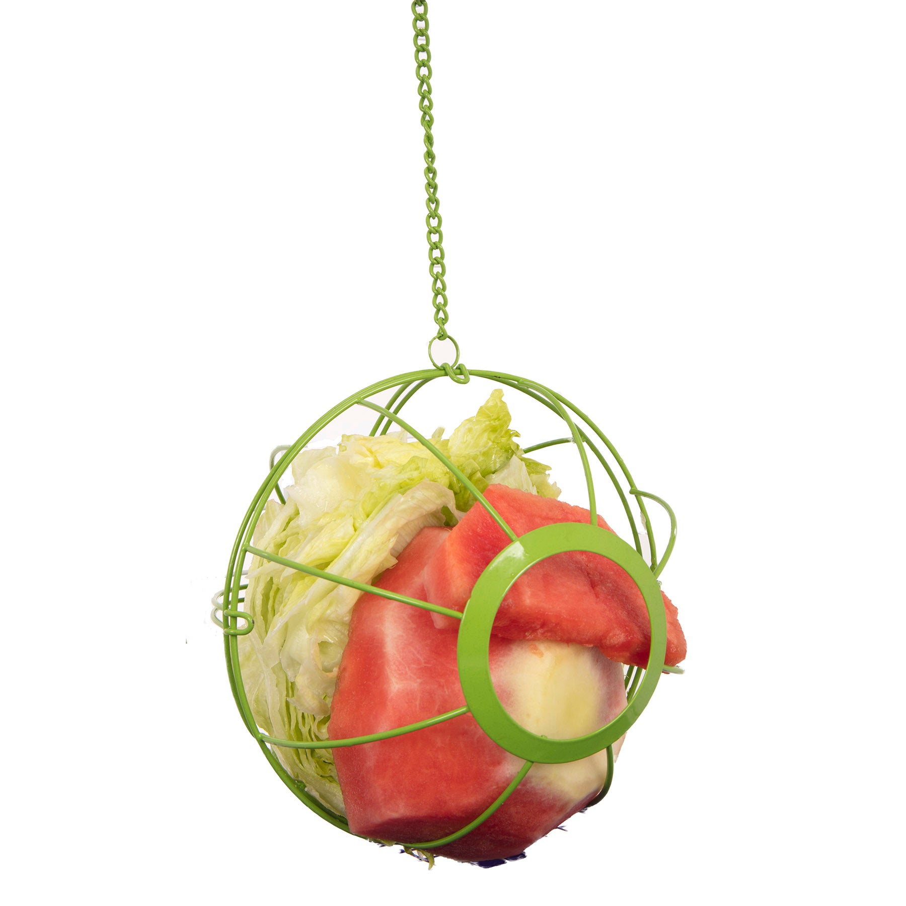 Chick-N-Veggie Ball | Rolling Treat Dispenser for Leafy Greens