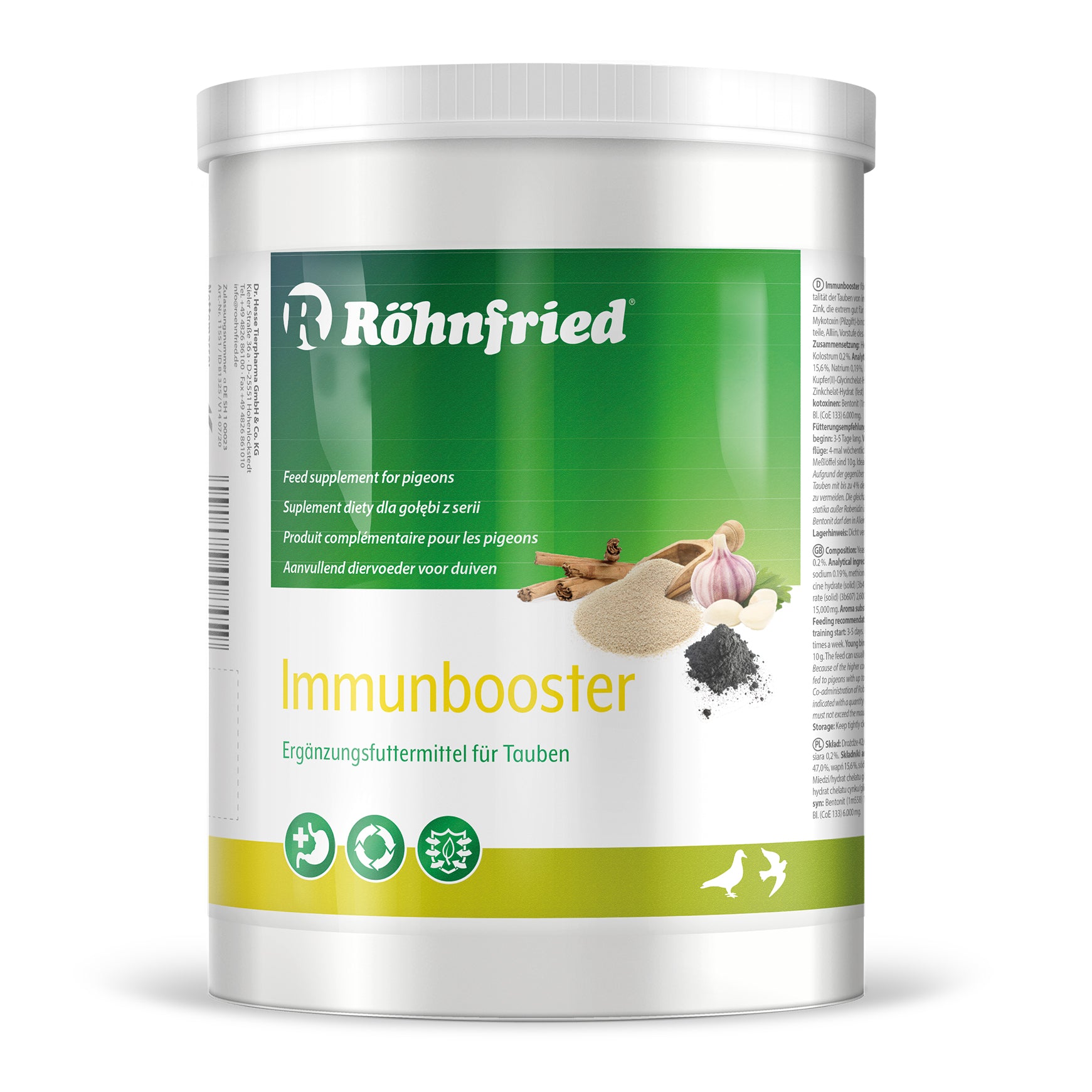 Jar of Immune Booster for Pigeons
