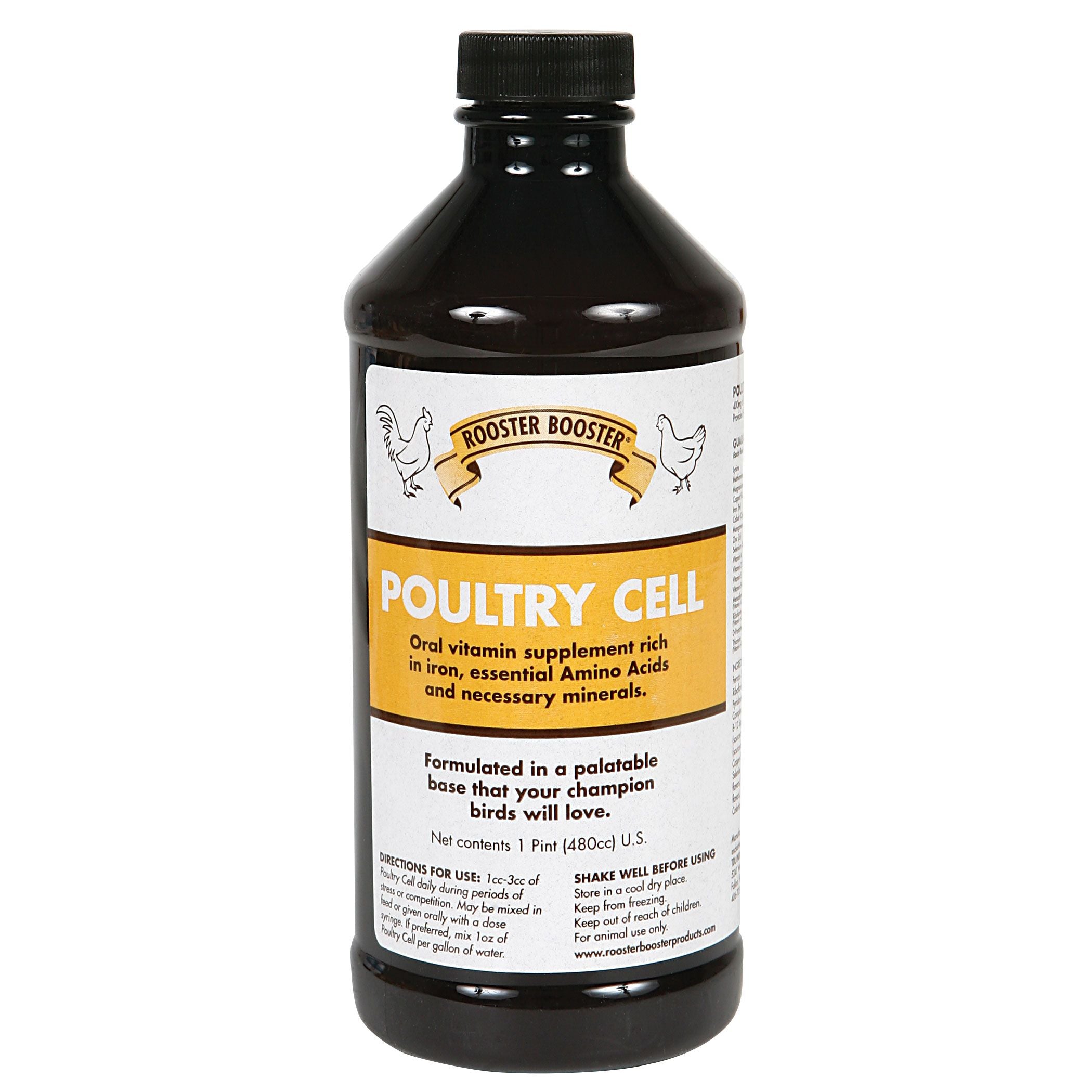 Rooster Booster Poultry Cell Vitamin Mineral Supplement - 16 oz bottle Rooster Booster Poultry Cell Vitamin Mineral Supplement - 16 oz bottle