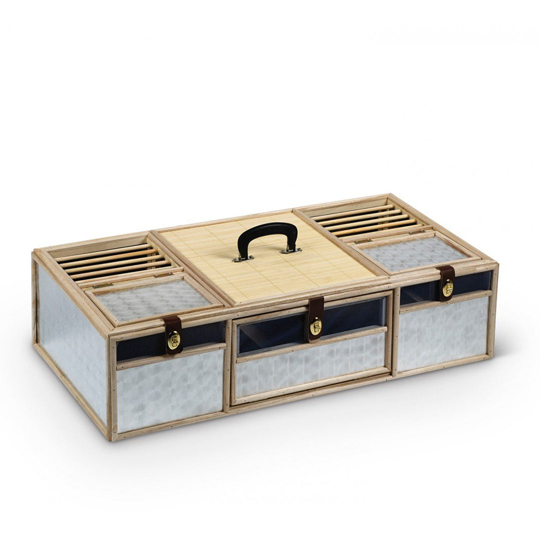 Belgian Training Basket in Aluminum (Natural) Pigeon Training Basket