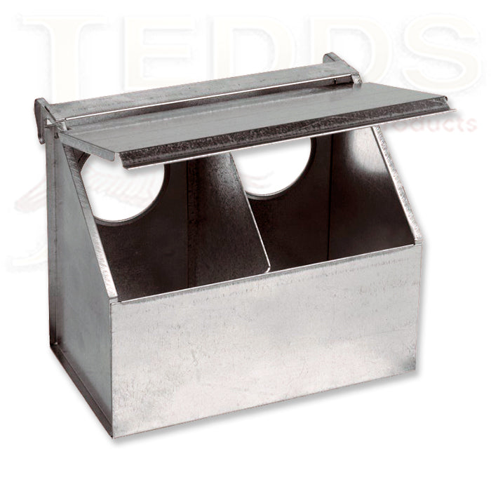 Galvanized Bird Feeder