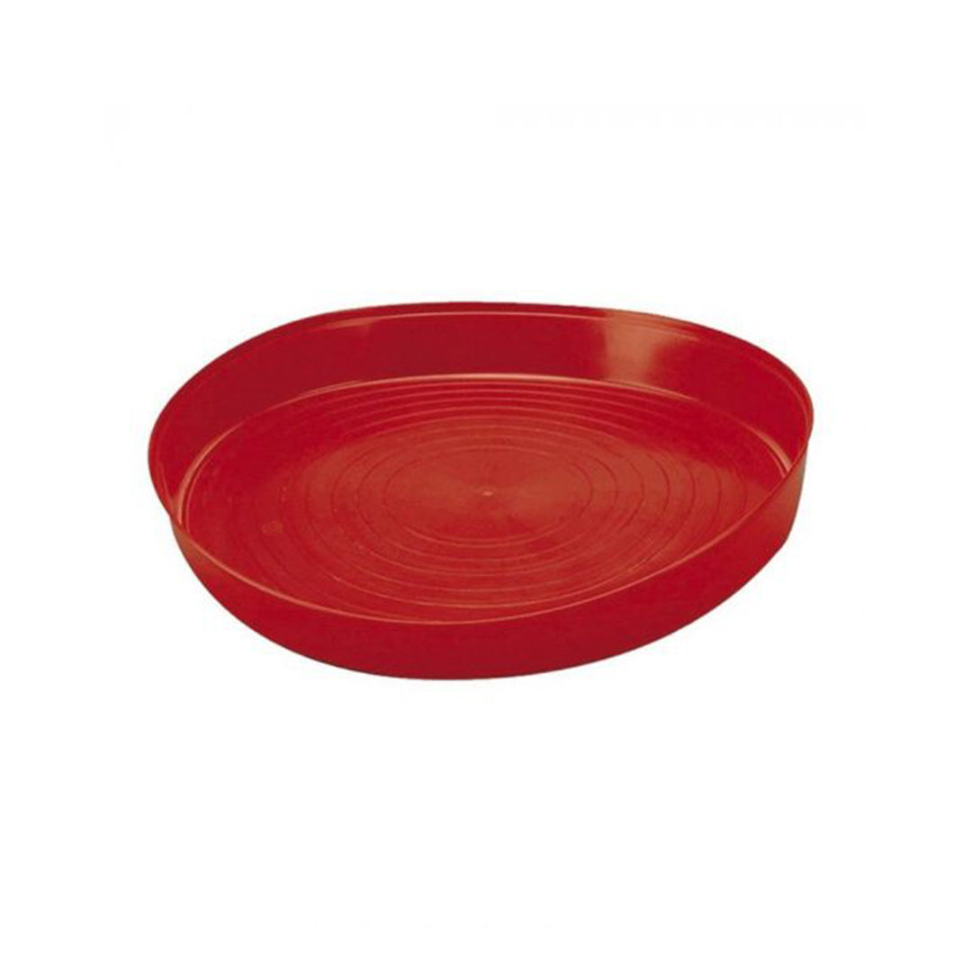 Red Chicken Feeding Dish