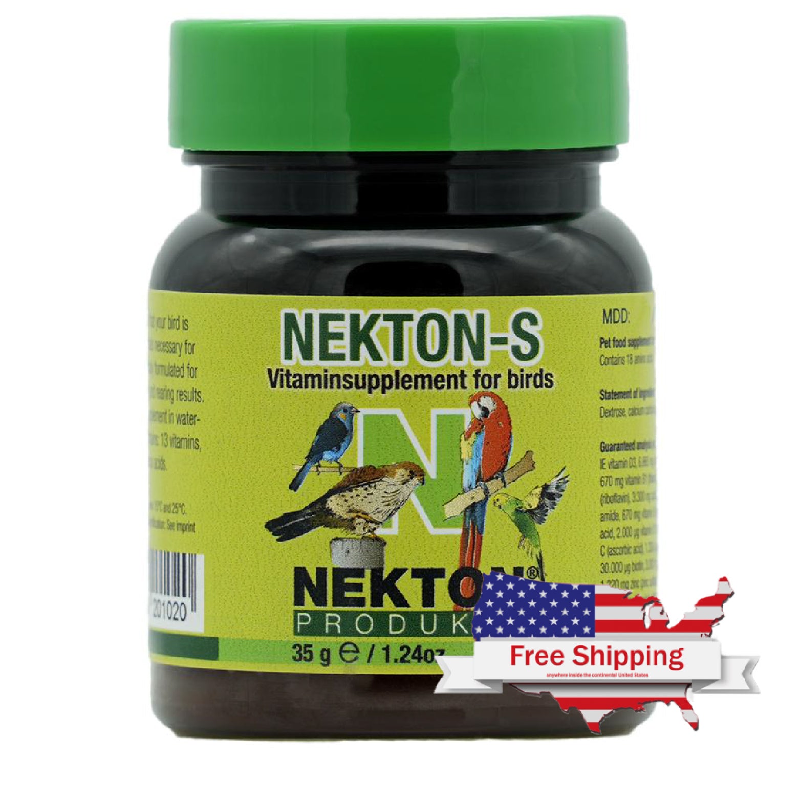 NektonS MultiVitamin Supplement for Birds Strengthen Bird Health