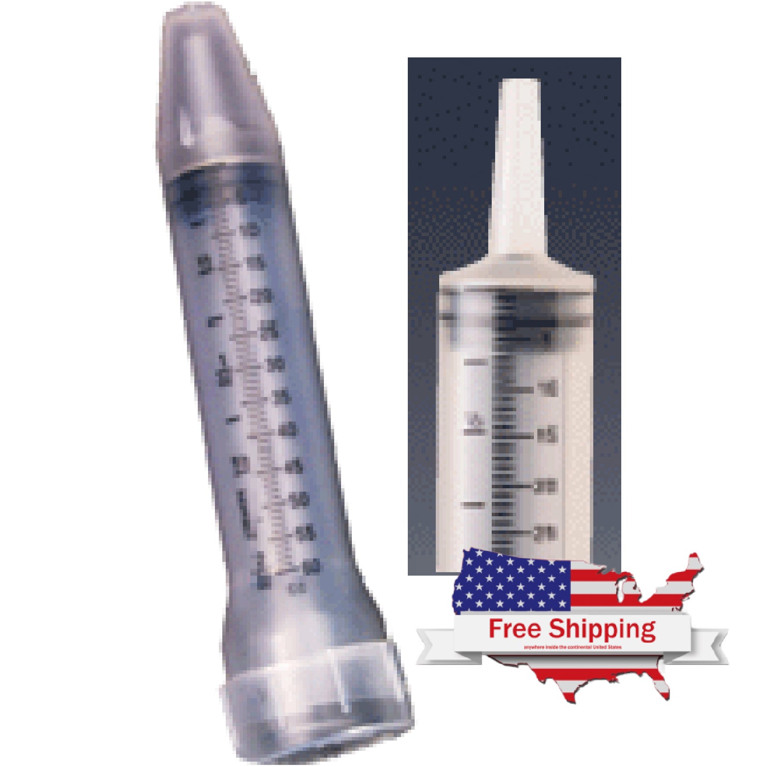 SYRINGE - 60cc - CATHETER TIP (Monoject)