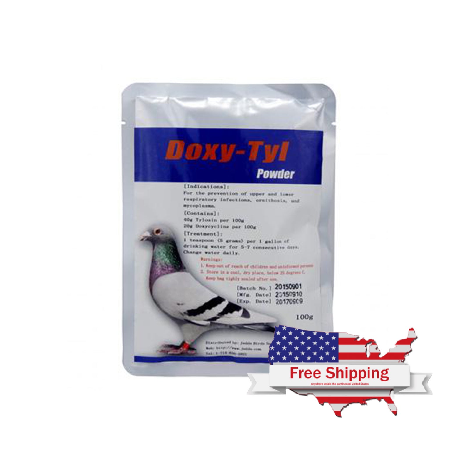 Doxy-Tyl Powder for Ornithosis/Psittacosis in Birds