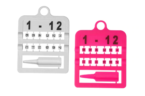 E-Z SPLIT RING NUMBERED