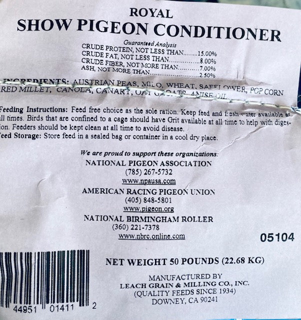 Show Pigeon Conditioner 15%