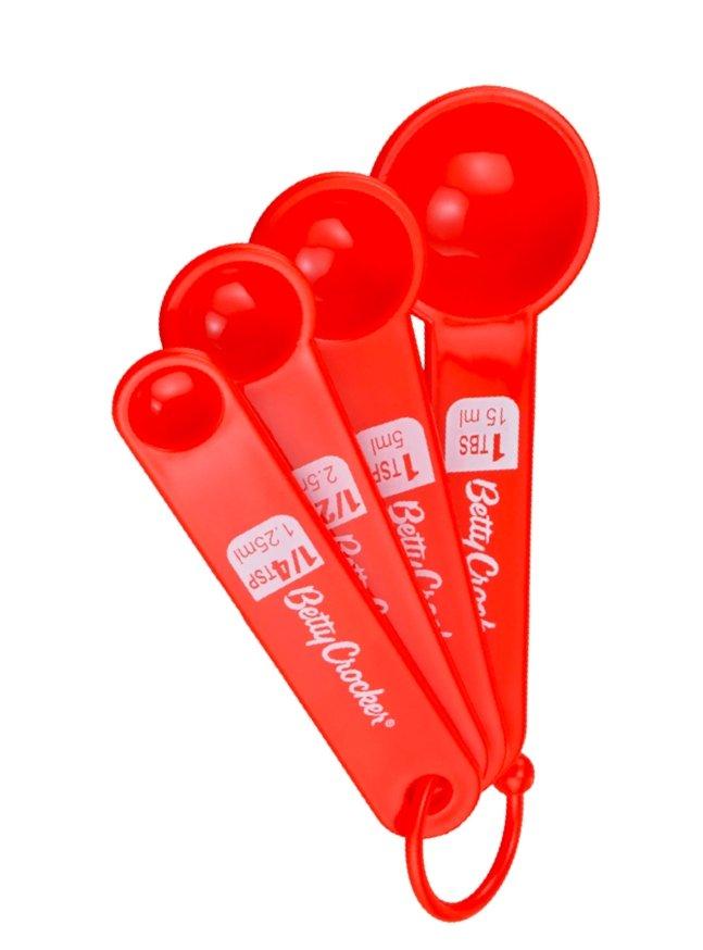 Red Measuring Spoons