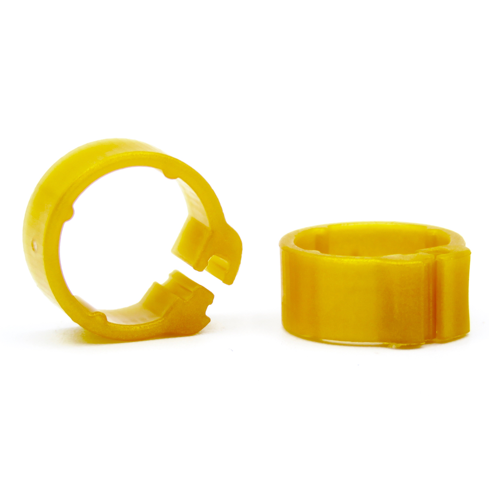 E-Z Clip Rings Plain 8 mm Pigeon Identification Clip Rings. Made in Belgium. Plain. (50 pcs)
