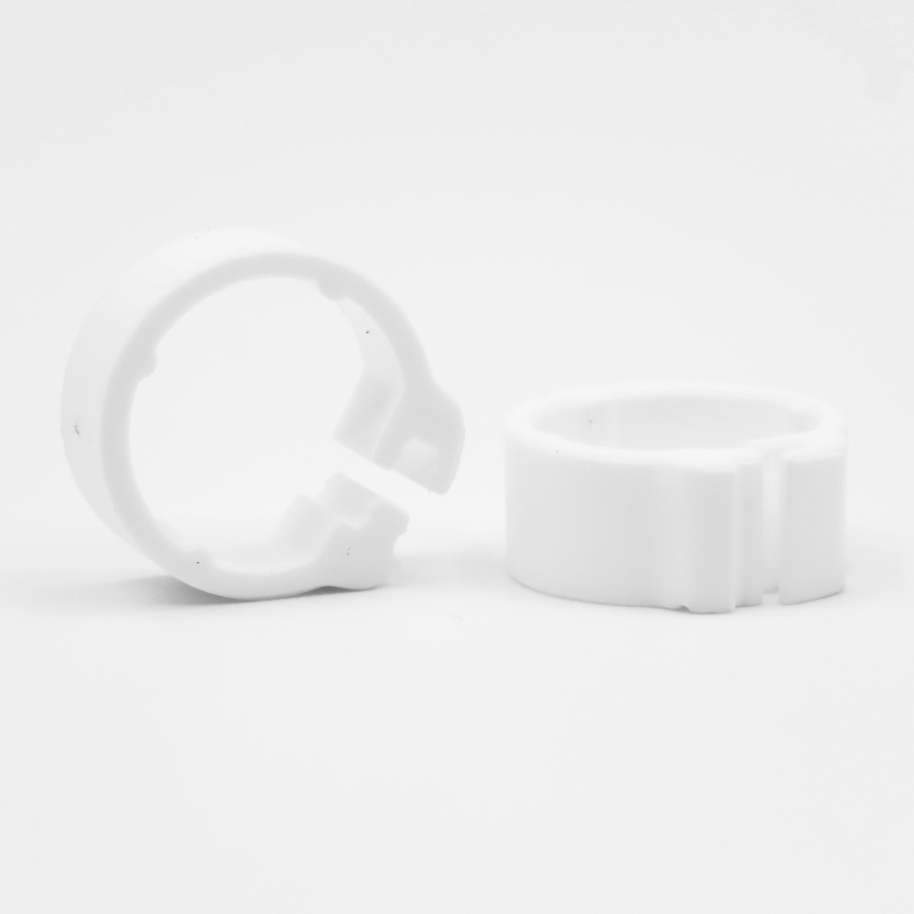 E-Z Clip Rings Plain 8 mm Pigeon Identification Clip Rings. Made in Belgium. Plain. (50 pcs)