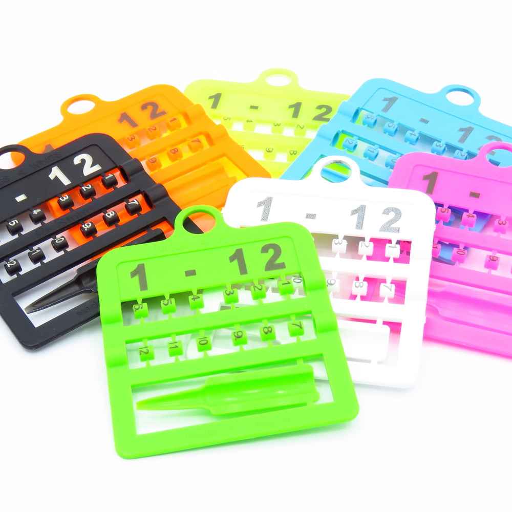 E-Z SPLIT RING NUMBERED