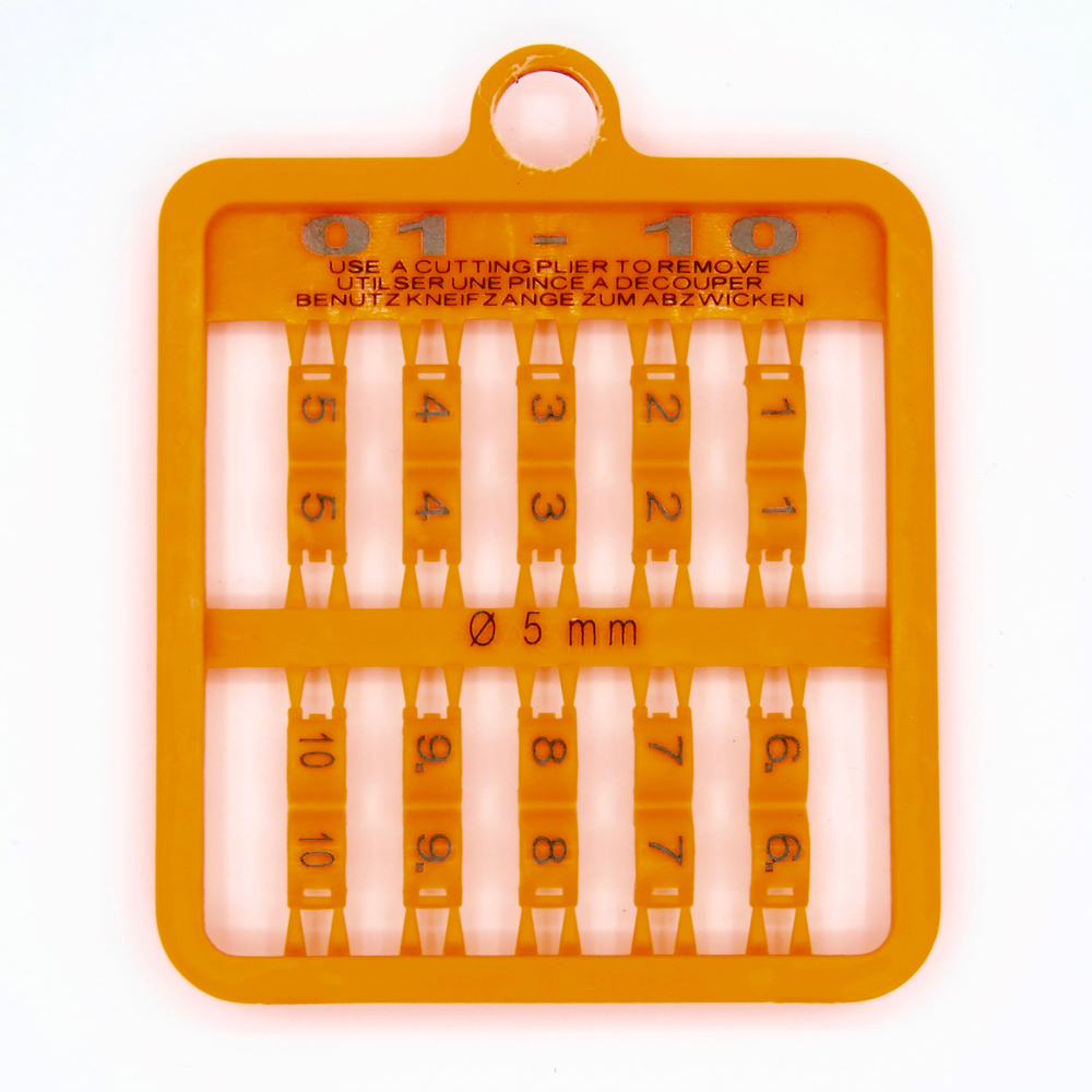 E-Z LOCK RINGS NUMBERED