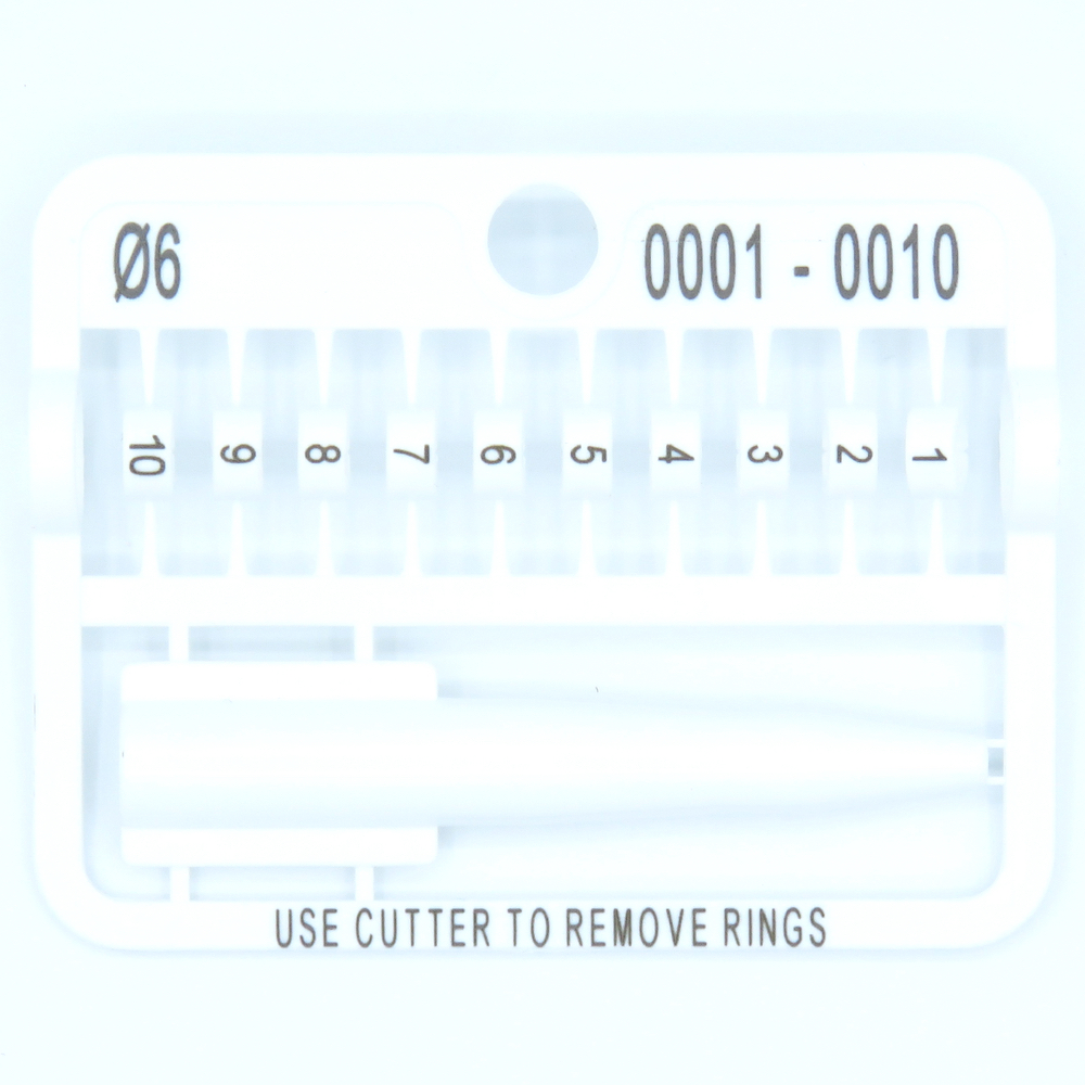 E-Z SPLIT RING NUMBERED