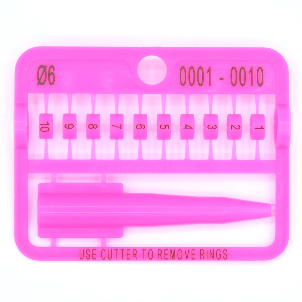 E-Z SPLIT RING NUMBERED