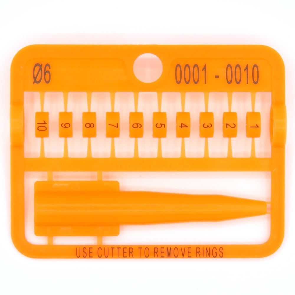E-Z SPLIT RING NUMBERED