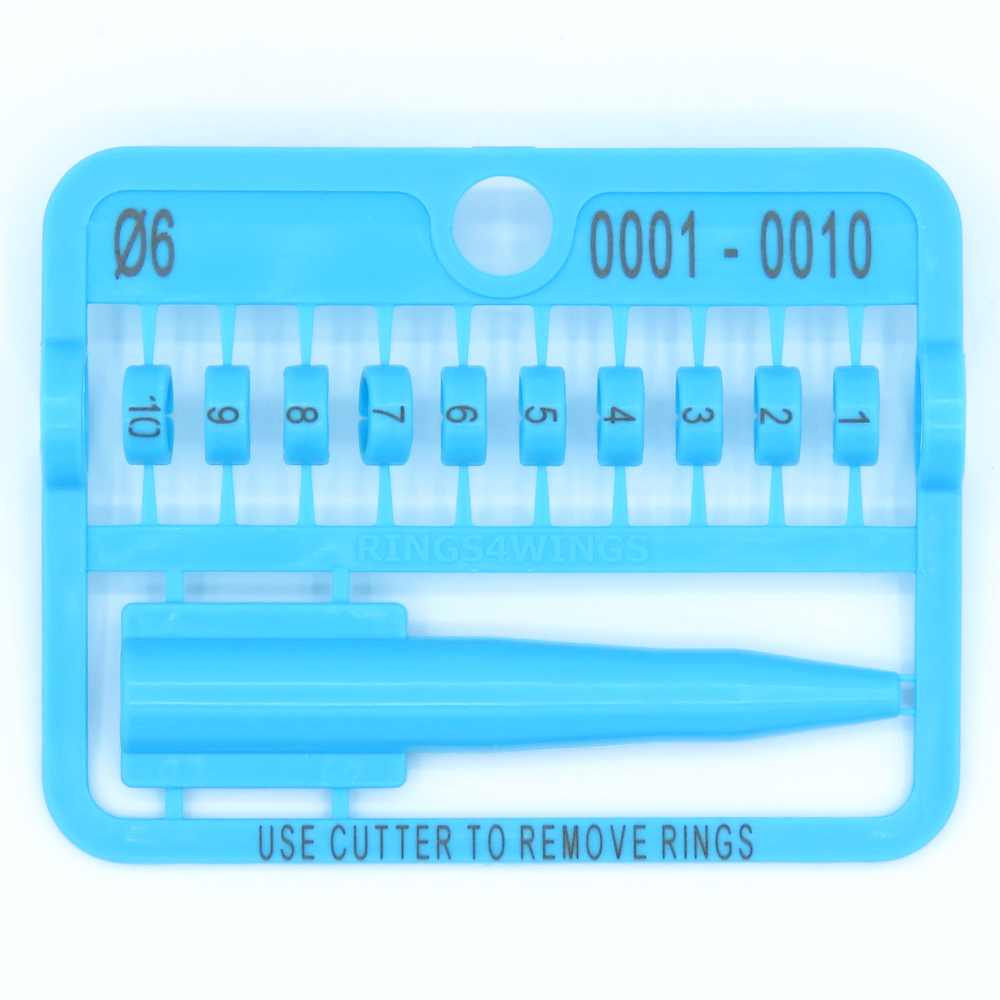 E-Z SPLIT RING NUMBERED