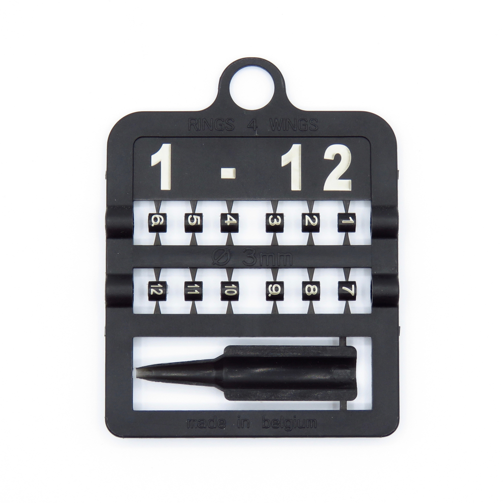 E-Z SPLIT RING NUMBERED