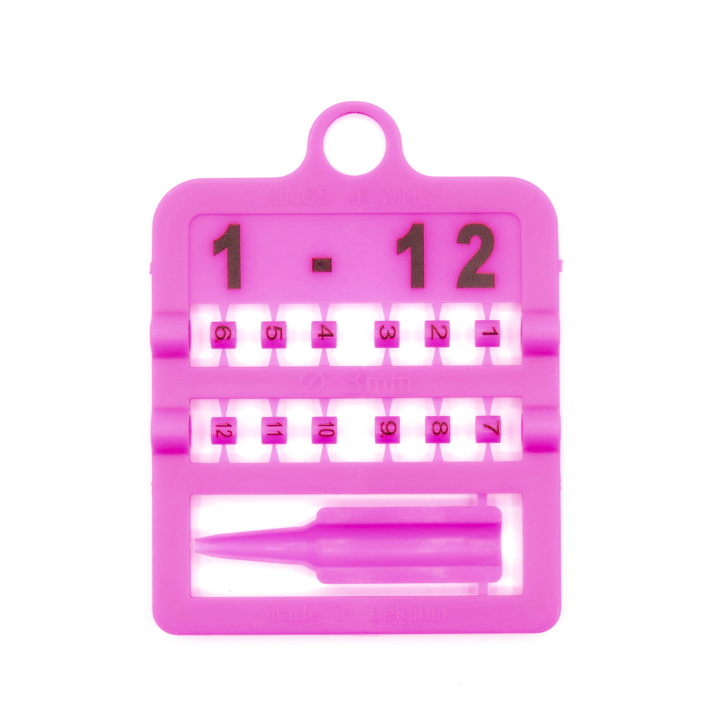 E-Z SPLIT RING NUMBERED