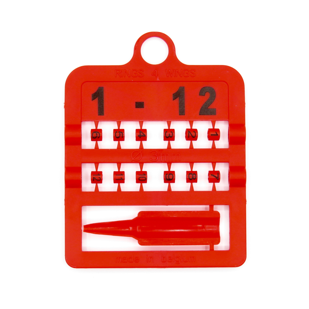 E-Z SPLIT RING NUMBERED