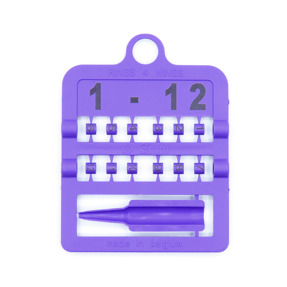 E-Z SPLIT RING NUMBERED