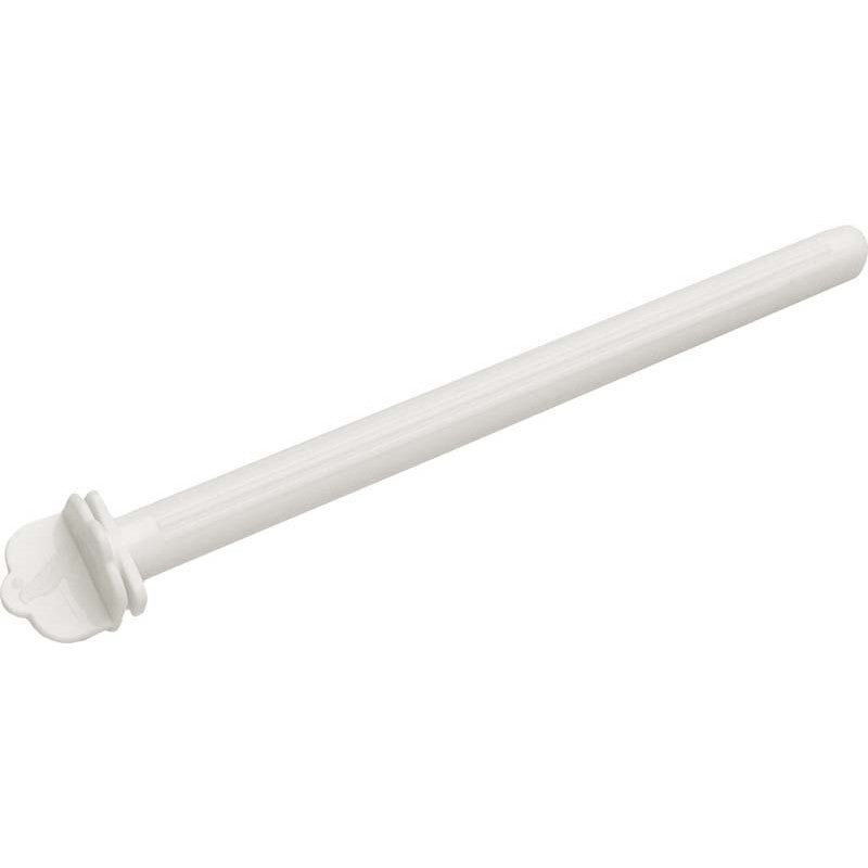 white plastic bird perch
