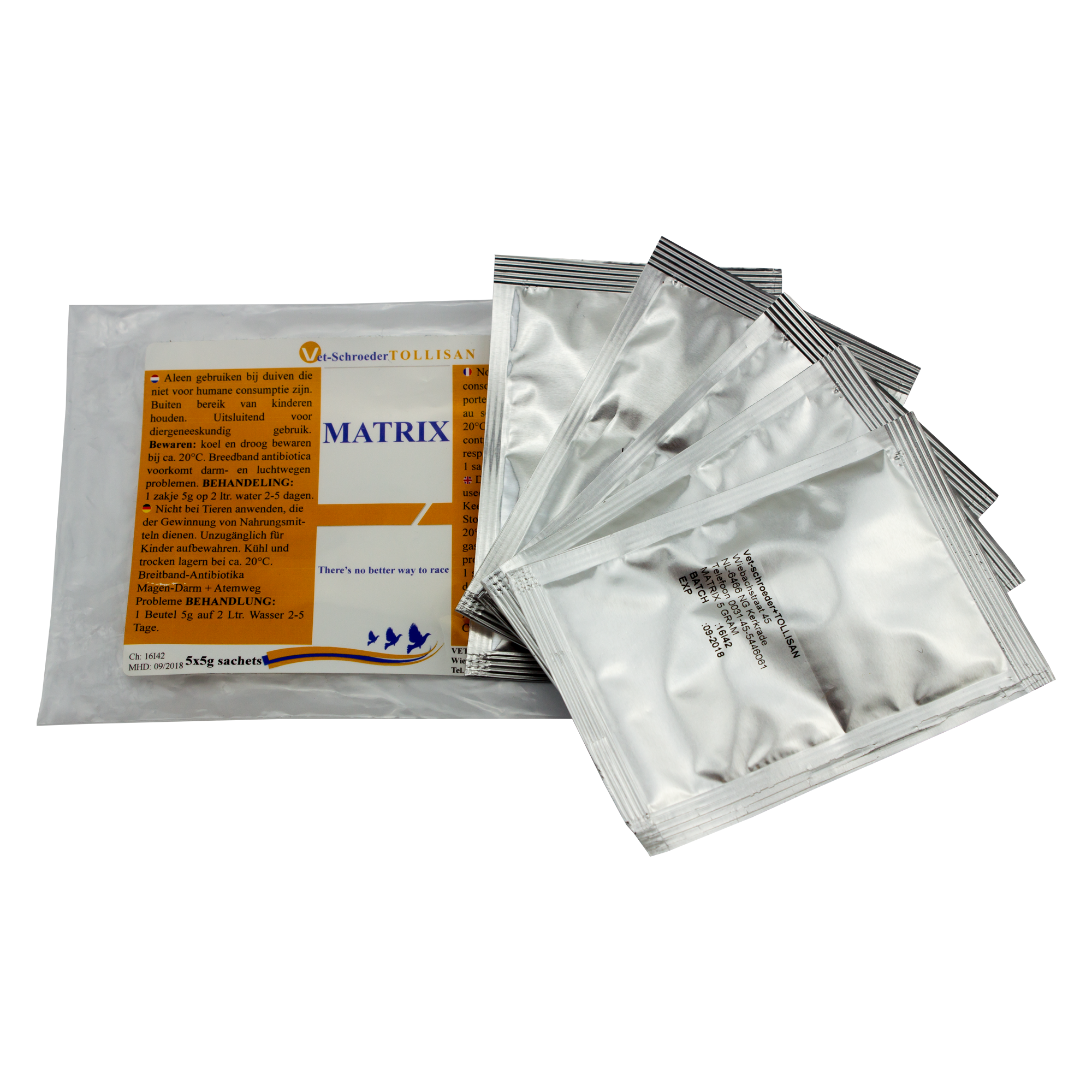 Matrix – Revolutionary Broadband Product for Racing Pigeons | Effective Against Respiratory & Gastrointestinal Infections