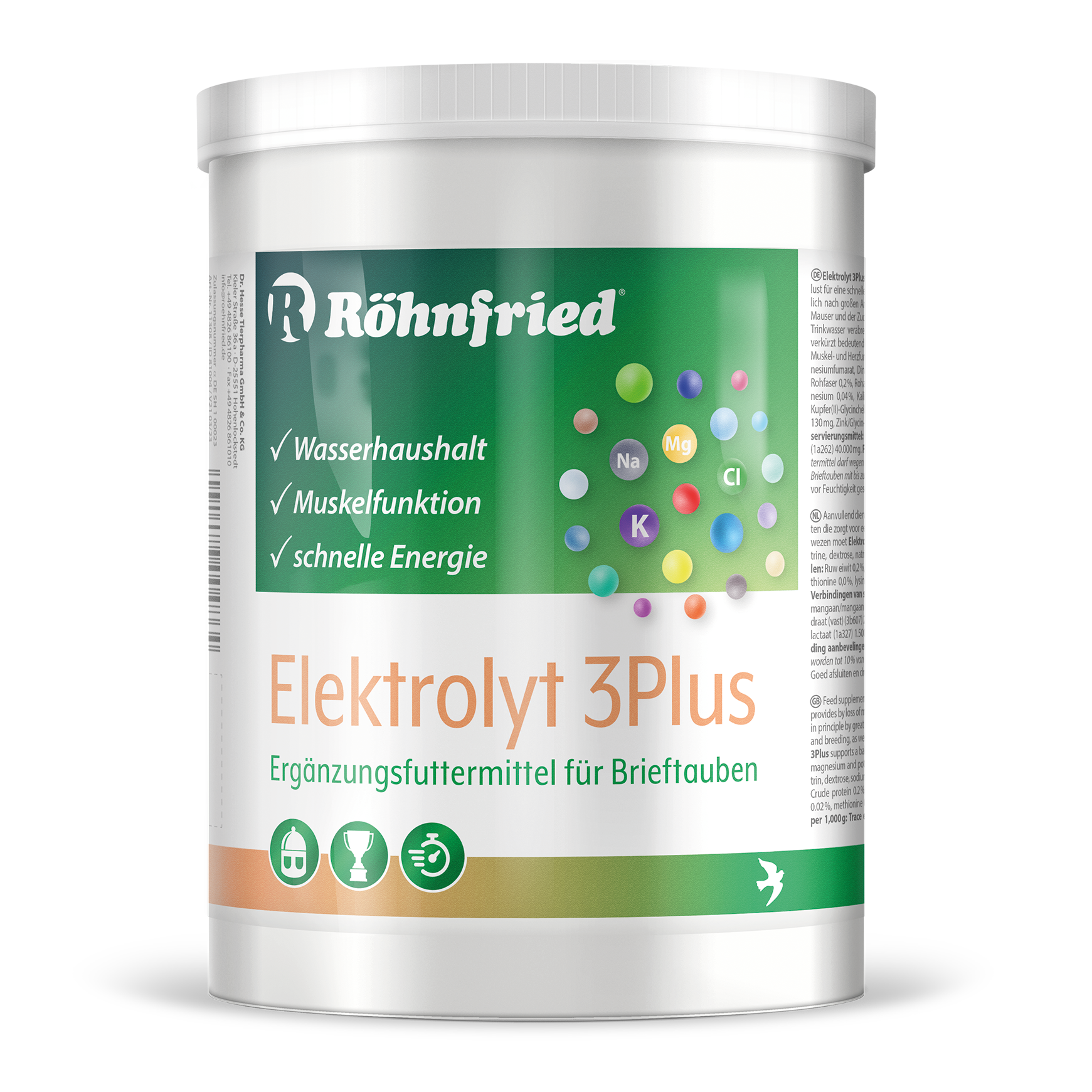 Electrolytes for Pigeons