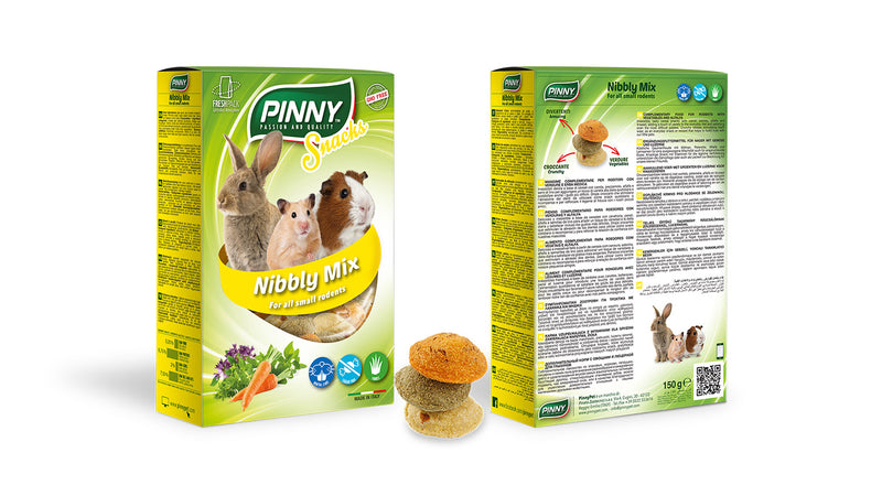 Pinny Snacks Nibbly Mix - Complementary Food for All Small Rodents (150g)