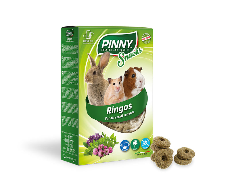 Snack Ringos (Pinny) Complementary food for ro- dents with alfalfa (150g)