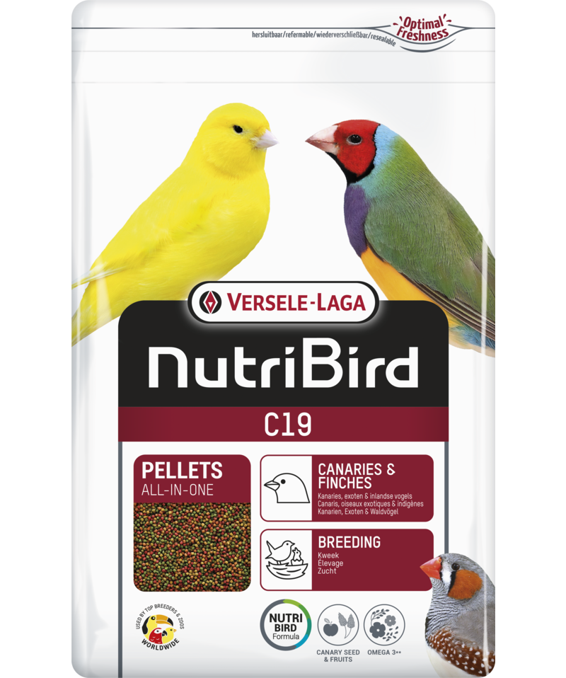 Breeding food for canaries, tropical and European finches