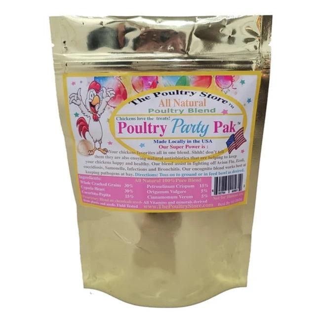 Chick-N-Party Pak Chicken Feed – Large | Nutrient-Rich Treat Blend for Chickens, Ducks, Geese & Turkeys