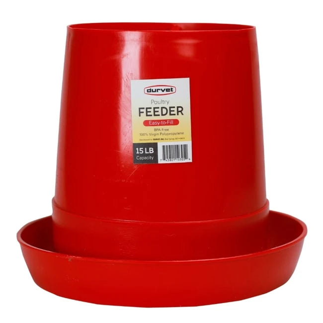Poultry Products Poultry Feeder 15lbs & 40lbs capacity.