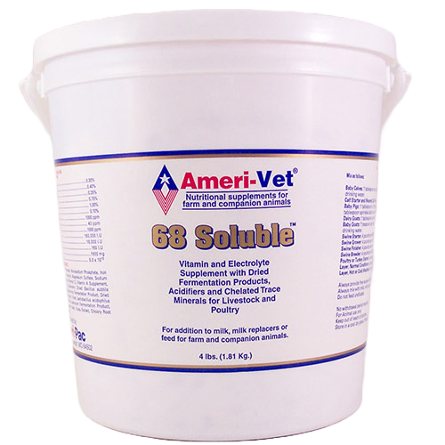 68 Soluble Vitamin and Electrolyte Supplement, 4 lbs